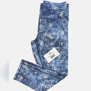 Zyia Denim artist pocket light n tight hi-rise 7/8 size 8-10 EUC